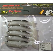 Powerex 3D 5565 8  cm 126 Silikon Sahte Yem 5'li Paket