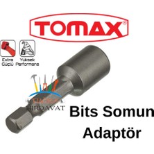 Tomax Bits Somun Adaptör 8X45 Bits Lokma Trapez Vida Sıkma Ucu