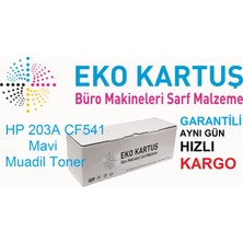 Eko Kartuş Hp 203A CF541 Muadil Toner 1400 Sayfa Mavi