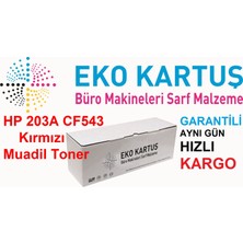 Eko Kartuş Hp 203A CF543 Muadil Toner 1400 Sayfa Kırmızı