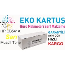 Eko Kartuş Hp CB542A Muadil Toner 1400 Sayfa Sarı