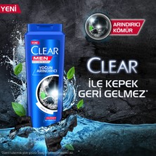 Clear Men Erkek Şampuan  Yoğun Arındırıcı Kömür Özlü Kepeğe Karşı Etkili 600 ML