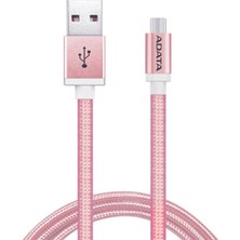 ADATA Micro USB 1MT. Şarj Kablosu Rose Gold Alüminyum (android)