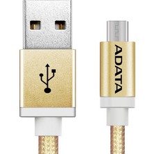 ADATA Micro USB 1MT. Şarj Kablosu Gold Alüminyum (android)