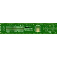 Erkar Baskı Devre Pcb Ölçüm Cetveli 15 cm