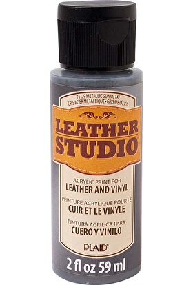 Plaid Leather Studio Deri Boyası 59 ml Metalik Tunç