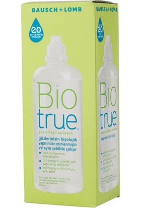 Bio True 300 ml Çok Amaçlı Kontak Lens Bakım Solüsyonu
