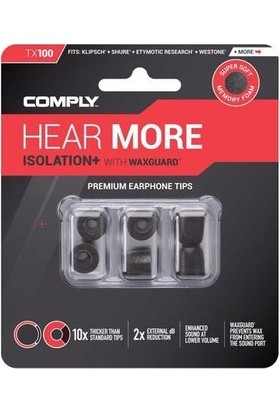 Comply Foam Tx-100 İzolasyon Artırıcı Kulak Süngeri