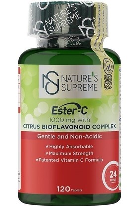 Nature's Supreme Ester-C 1000 Mg C Vitamini 120 Tablet