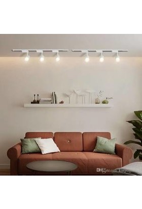 Deparsistem 30 W LED Ray Spot Vitrin Armatürü Beyaz Kasa Gün Işığı 3'lü