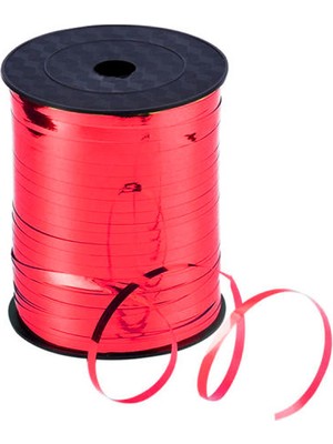 Balonevi Balon Evi Kırmızı Metalize Rafya 8 x 200 mm
