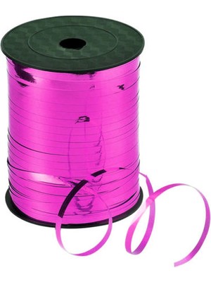 Balonevi Balon Evi Fuşya Metalize Rafya 8 x 200 mm