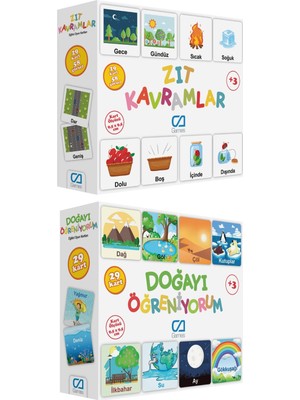 Ca Games 2'li Eğitici Oyun Kartları Süper Set(5045-5053)