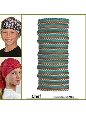 Narr Çocuk Bandana Chef 4-12 Yaş Arası Kafa Bandı-Boyunluk