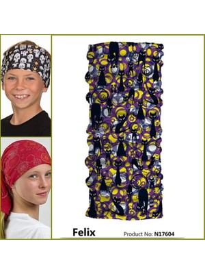 Narr Çocuk Bandana Felix 4-12 Yaş Arası Kafa Bandı-Boyunluk