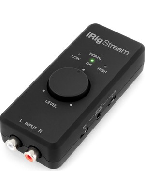 IK Multimedia iRig Stream iPhone, iPad ve Mac/PC için Canlı Yayın Ses Kartı