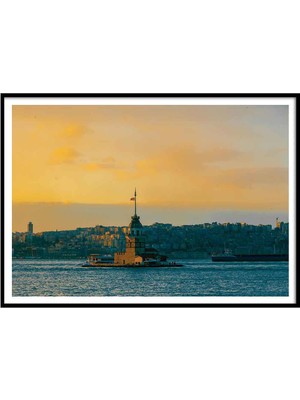 Beril Yamaç Design Studio Boğazda Günbatımı İstanbul Fotoğraf Poster