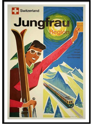 Beril Yamaç Design Studio Switzerland TWA Vintage Reprodüksiyon Poster