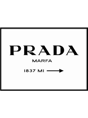 Beril Yamaç Design Studio Prada Marfa Tipografik Poster