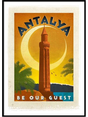 Beril Yamaç Design Studio Antalya Vintage Reprodüksiyon Poster