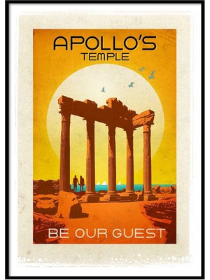 Beril Yamaç Design Studio Apollo Vintage Reprodüksiyon Poster