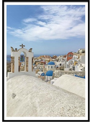 Beril Yamaç Design Studio Oia Köyü Fotoğraf Poster