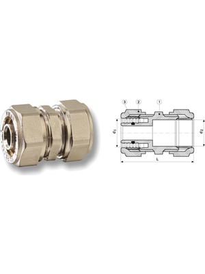 Fırat Pex Bağlantı Manşonu 16 mm