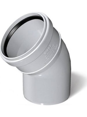 Fırat Pvc 100 x 45° Açık Dirsek