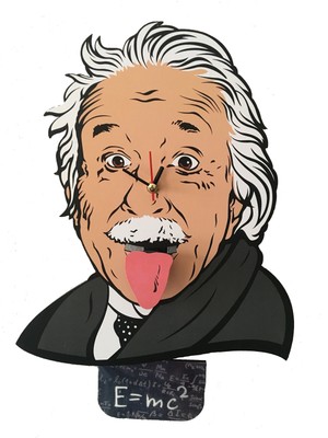 Einstein Sallanır Sarkaçlı Duvar Saati