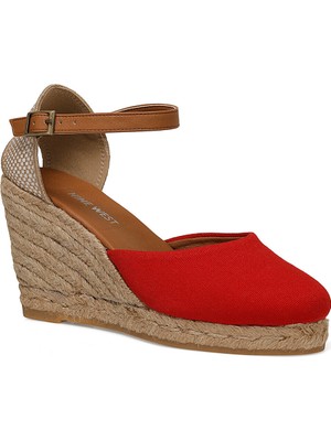 Nine West Artemısıa Kırmızı Kadın Dolgu Topuk Sandalet