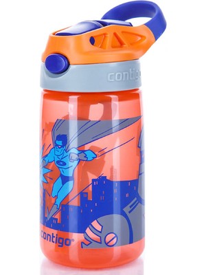 Contigo Gizmo Flip Nectarine Superhero 420 ml Suluk - Matara