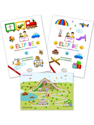 Çocuklar Için Elif Be 2 Kitap - Melek ve Murat Bozdoğan