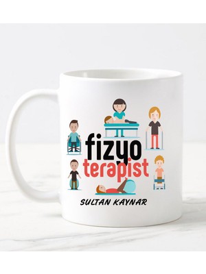 Nil Hediye Fizyoterapist Kupa Bardağı Beyaz
