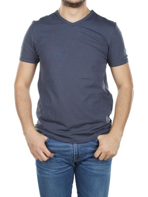Cazador V Yaka Erkek T-Shirt Caz 4619