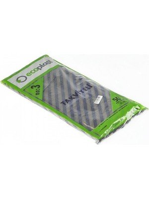 Eco Plast No3 Takviyeli Poşet  33 x 45 cm 50'li