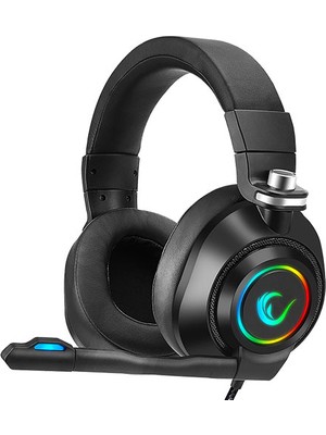 Rampage RM-K20 Amaze Siyah USB 7.1 Noice Cancelling Mic RGB Ledli Oyuncu Mikrofonlu Kulaklık