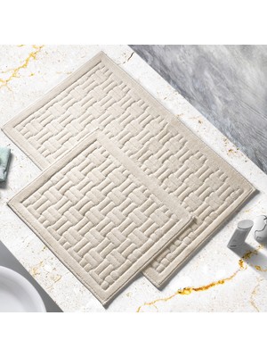 Alanur Home Domino Cotton 2'li Paspas Cappuccino