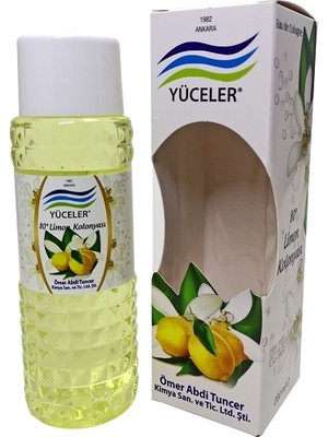 Ömer Abdi Tuncer Yüceler Limon Kolonyası 80 Derece 200 ml