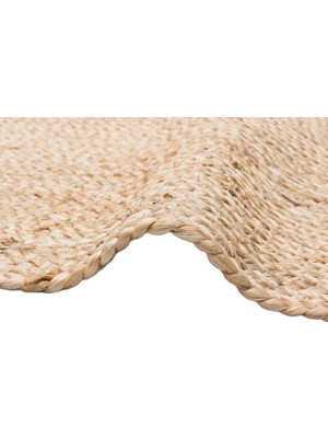 Eko Halı Ech 01 Natural Jüt El Dokuma Sisal Hasır Kilim 80 x 150 cm