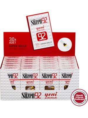 Süzen 92 Sigara Filtresi Ağızlık 30 x 24' lü 720 Adet