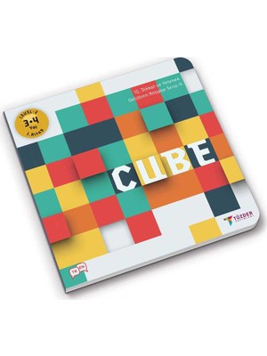 Cube-3-4 Yaş Level 2 1.Kitap-IQ ve Yetenek Geliştiren Kitaplar Serisi 4