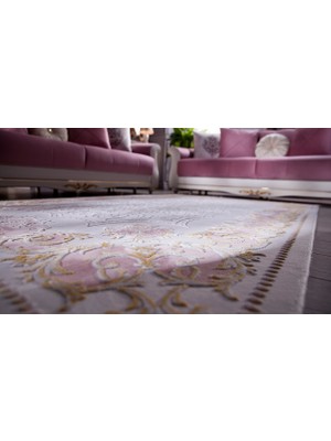 Gümüşsuyu Prestige 3962 P20 Pembe Makina Halısı 150 x 230 cm