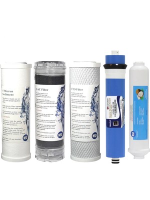 Ihlas Aura Cebilon uyumlu 5'li Su Arıtma Filtre Takım