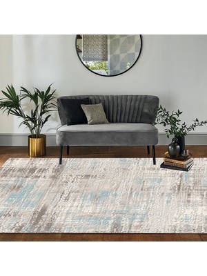 Halı Home Halı Orkis Koleksiyonu 9707A Kemik Modern Halı 150 x 233 cm