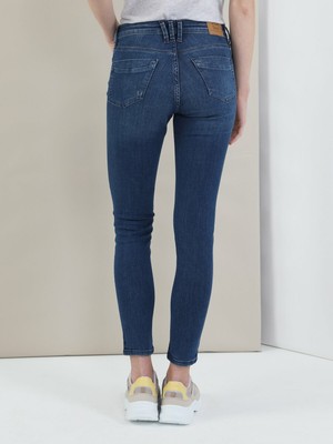 Colins 759 LARA Orta Bel Dar Paça Super Slim Fit Mavi Kadın Jean Pantolon