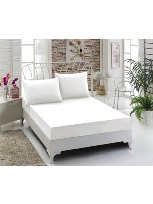 Mertim Tek Kişilik Lastikli Çarşaf Seti Beyaz