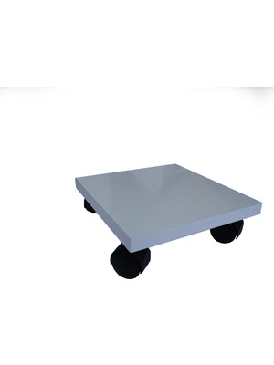 Wooden Gold Mdf Lüks Saksı Altlığı