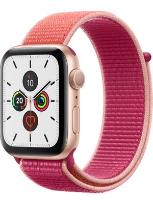Kyver Apple Watch Seri 9/8/7/6/SE/5/4/3 Spor Loop Dokuma 41mm 40mm 38mm Uyumlu Nar