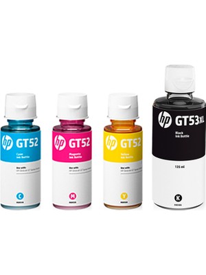 HP GT53XL-GT52 Mürekkep Hp Smart Tank 500-515-530-519 4 Renk