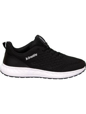Kinetix Erkek Sneaker Fileli Siyah Spor Yürüyüş Ayakkabısı Venson